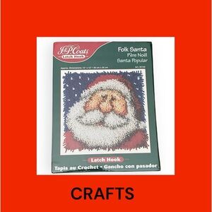Folk Santa Latch Hook Kit